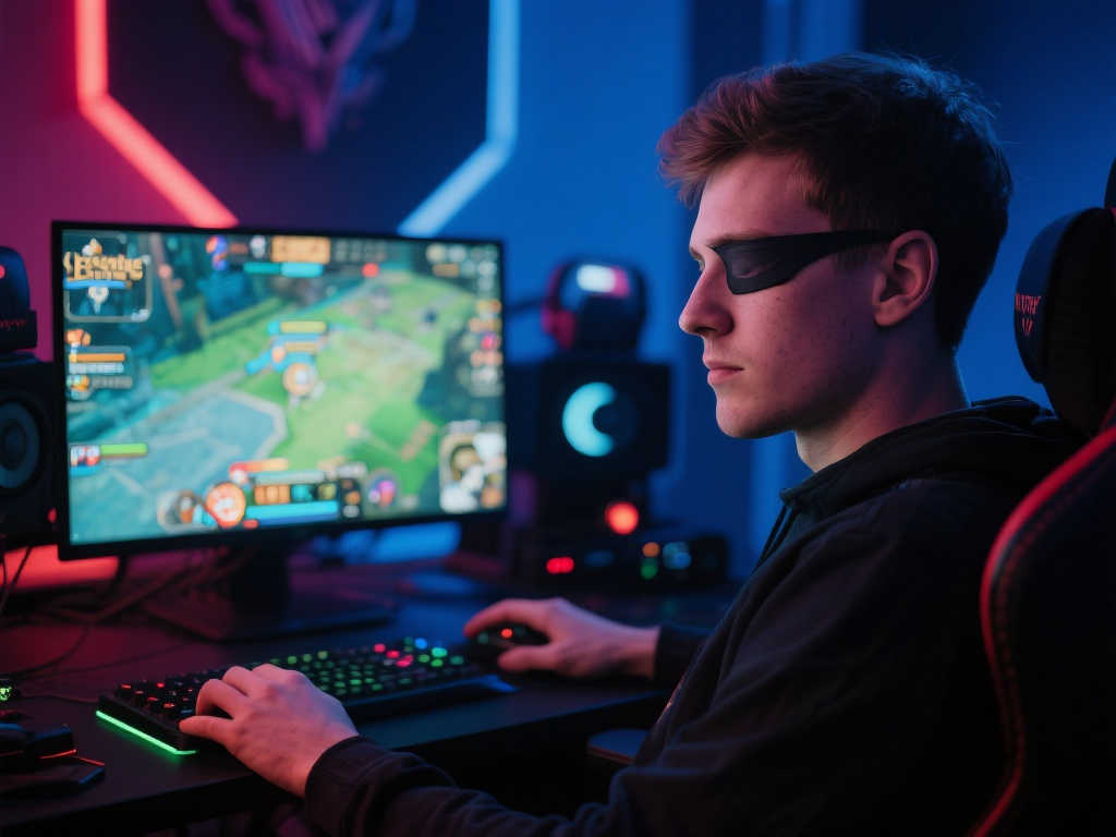 心明眼不盲!英国《英雄联盟》博主双目失明登顶大师段 心明眼不盲!英国《英雄联盟》博主双目失明登顶大师段